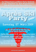 Apr�s Ski Party der Feuerwehr G�tzenhain, 07.03.2009, ab 16:00 Uhr
