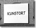 Kunstort G�tzenhain - Reklametafel an der ehemaligen Metzgerei Essel