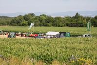 Schleppertreffen und Geschicklichkeitsfahren am G�tzenhainer Maislabyrinth 18. Juli 2010